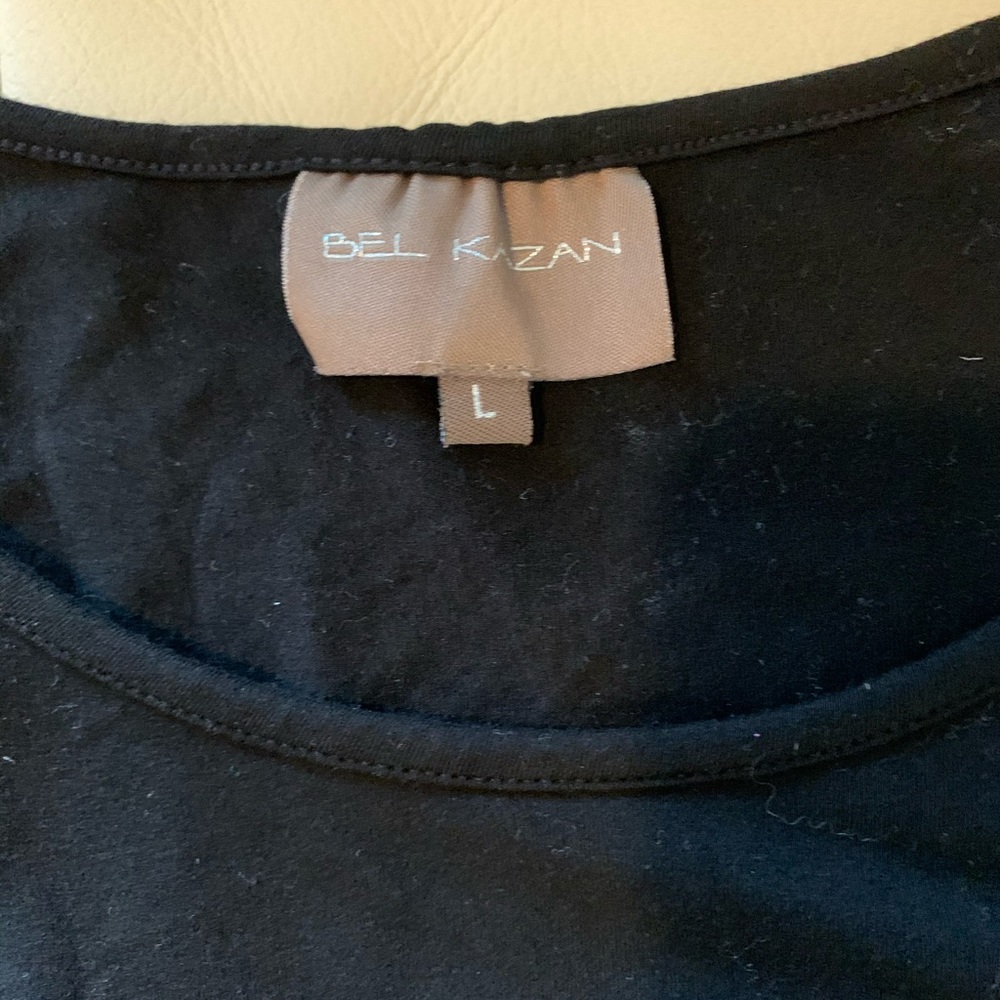 Bel Kazan Black Mini Dress/Tunic L - Picture 4 of 8